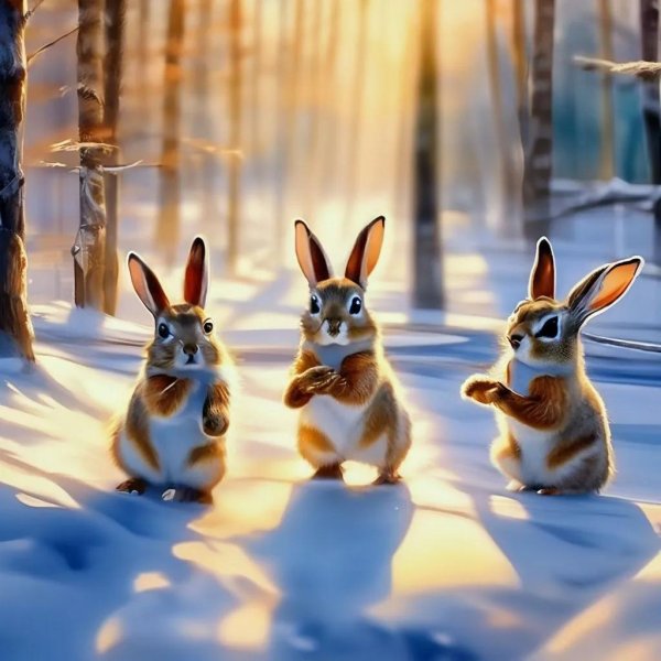 Зима и зайцы