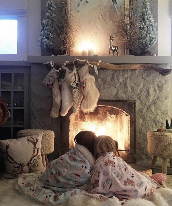 Вечер зима уют