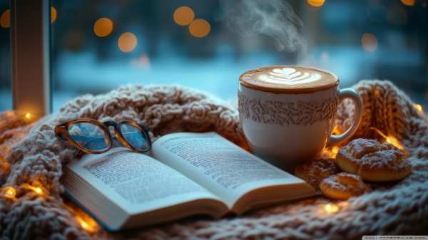 Вечер зима уют