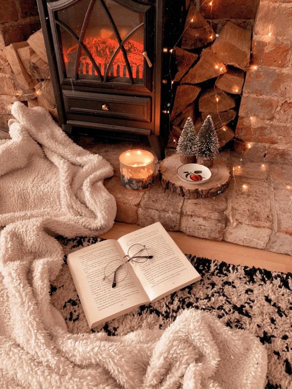 Вечер зима уют