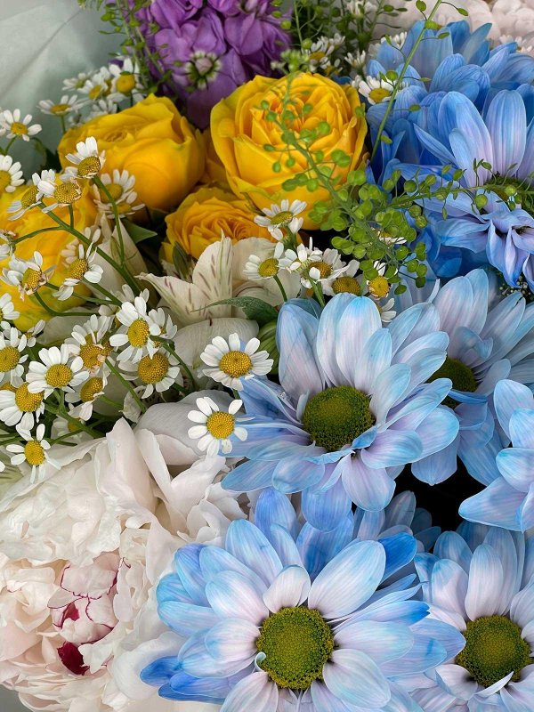 букетище ромашек