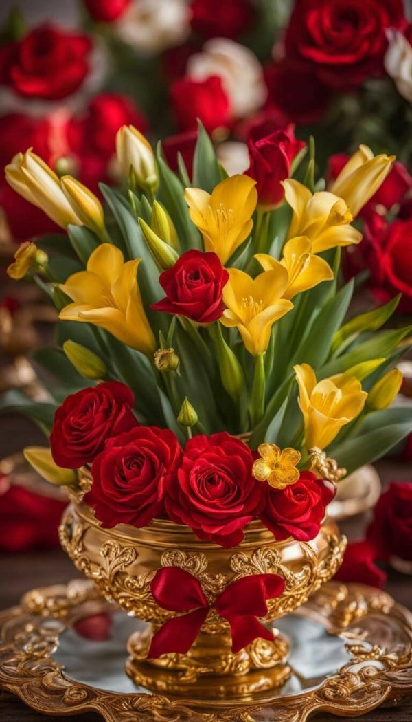 красивая цветок