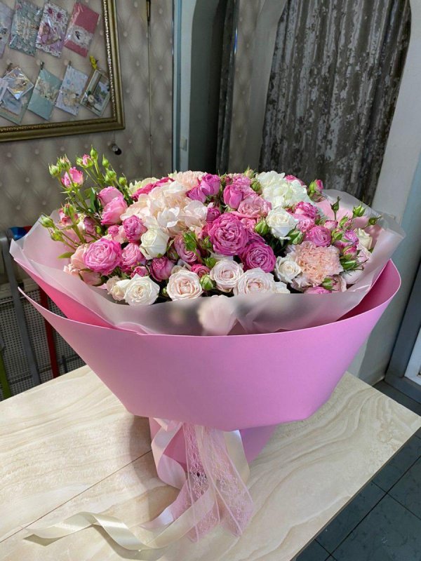 огромные букеты цветов