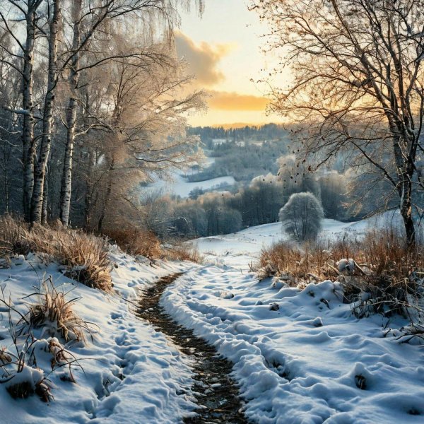 Зима пейзажи солнце