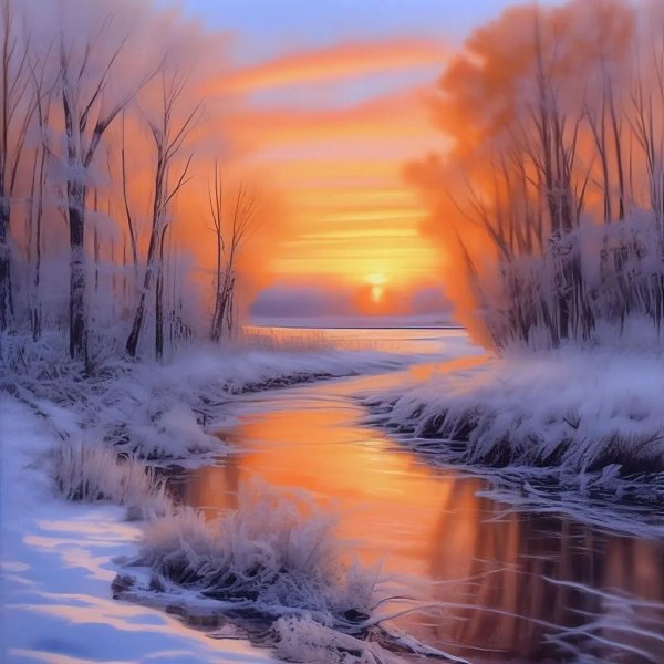 Зима пейзажи солнце