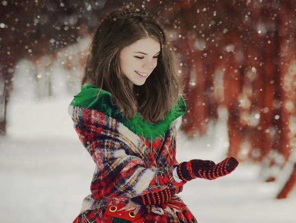 Зима с надписями со смыслом