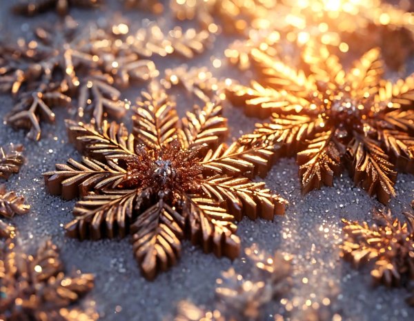 На рабочий стол зима снежинки