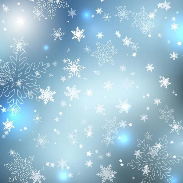 На рабочий стол зима снежинки