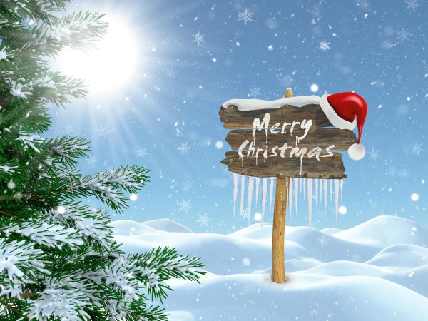 На рабочий стол зима снежинки