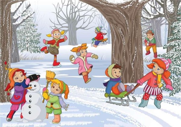 Зима для детей дошкольного возраста