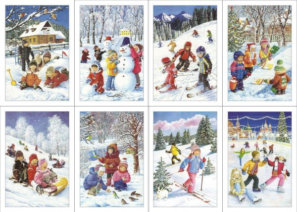 Зима для детей дошкольного возраста