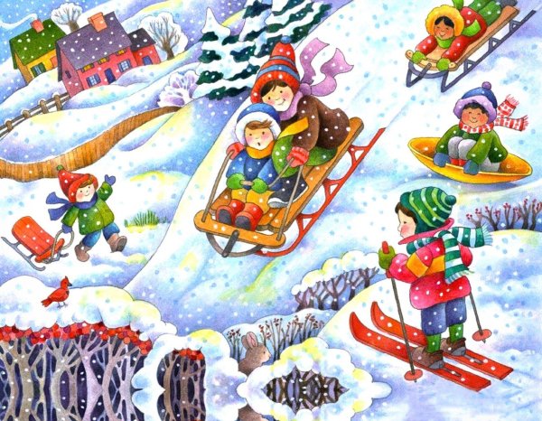 Зима для детей дошкольного возраста