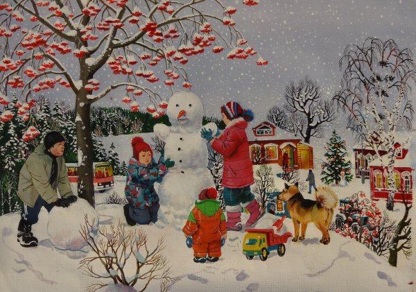 Зима для детей дошкольного возраста