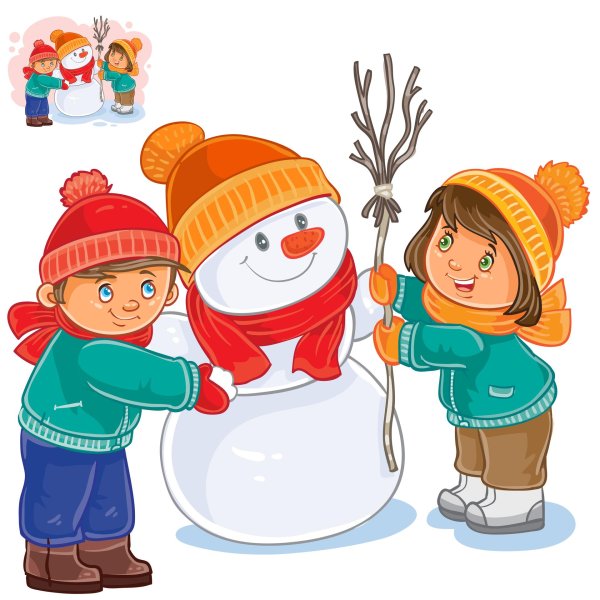 Зима для детей дошкольного возраста