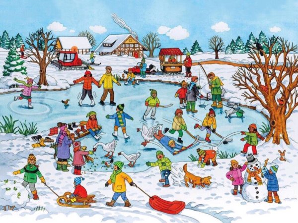 Зима для детей дошкольного возраста