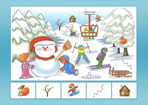 Зима для детей дошкольного возраста