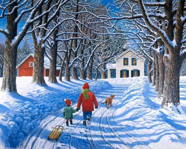 Зима для детей дошкольного возраста