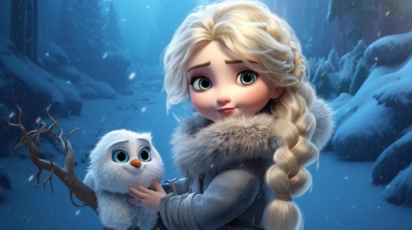 Мультяшная зима