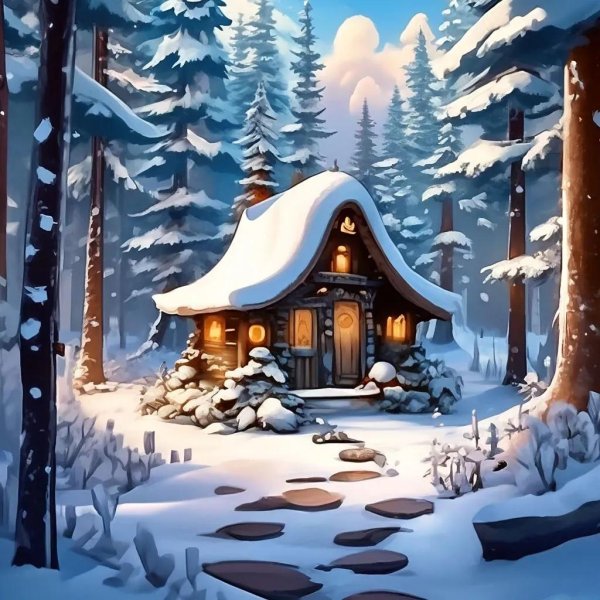 Мультяшная зима