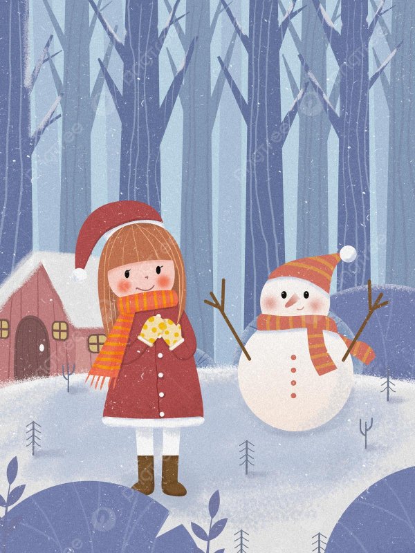 Мультяшная зима