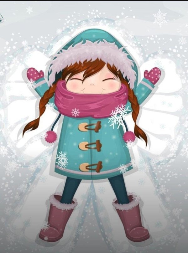 Мультяшная зима