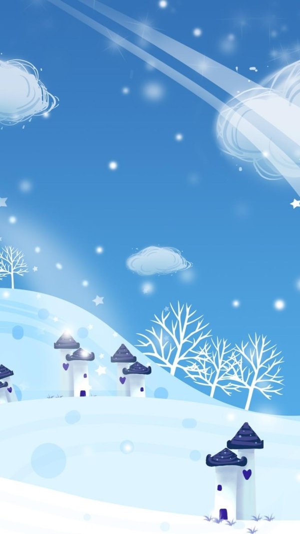 Мультяшная зима