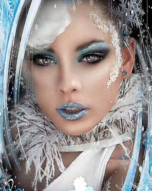 Блестящие зима