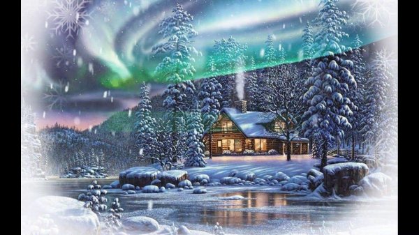 Блестящие зима