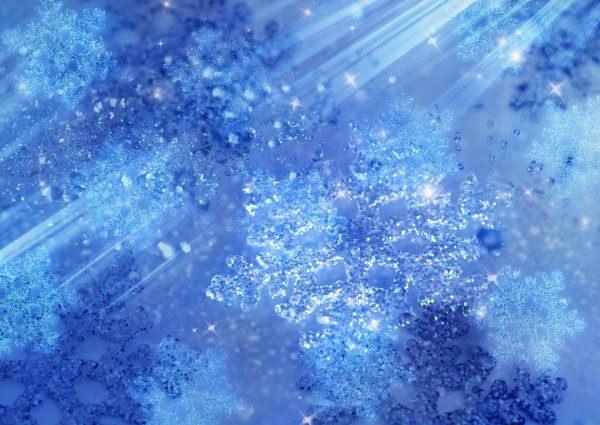 Блестящие зима