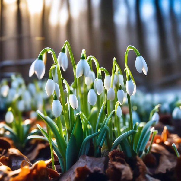 весна подснежник