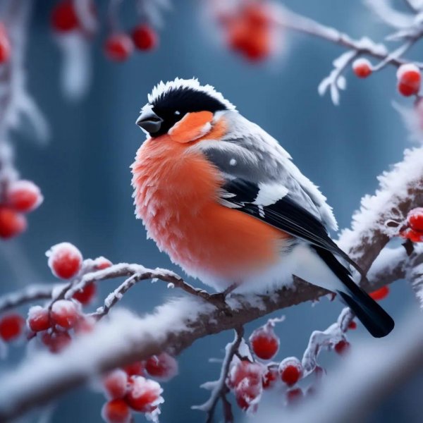 Зима пушистая