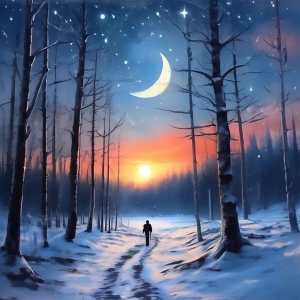 Грустные зима