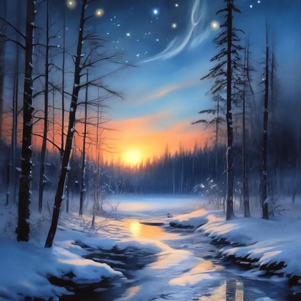 Грустные зима