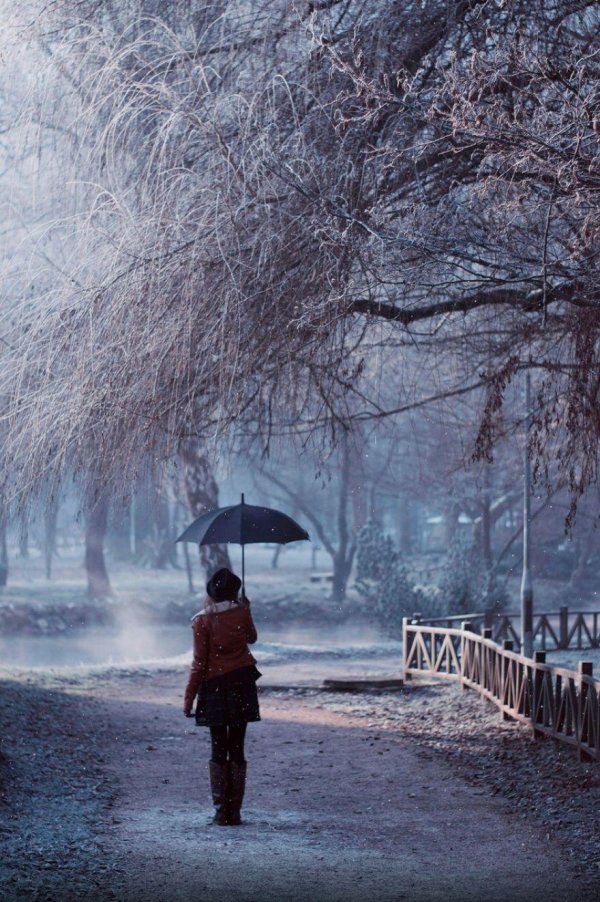 Грустные зима