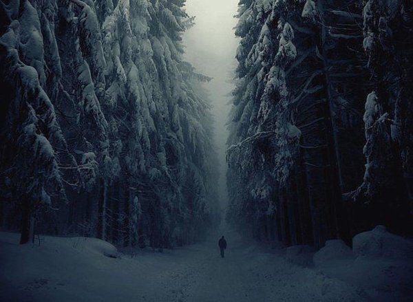 Грустные зима