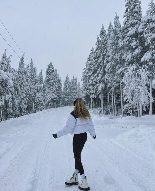 Зима и люди