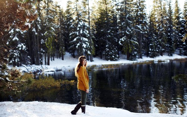 Зима и люди