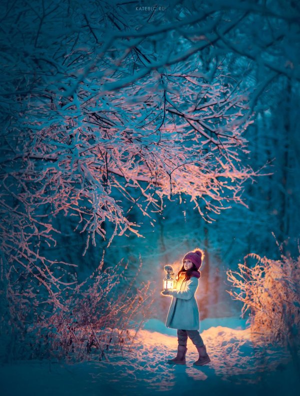 Зима и люди