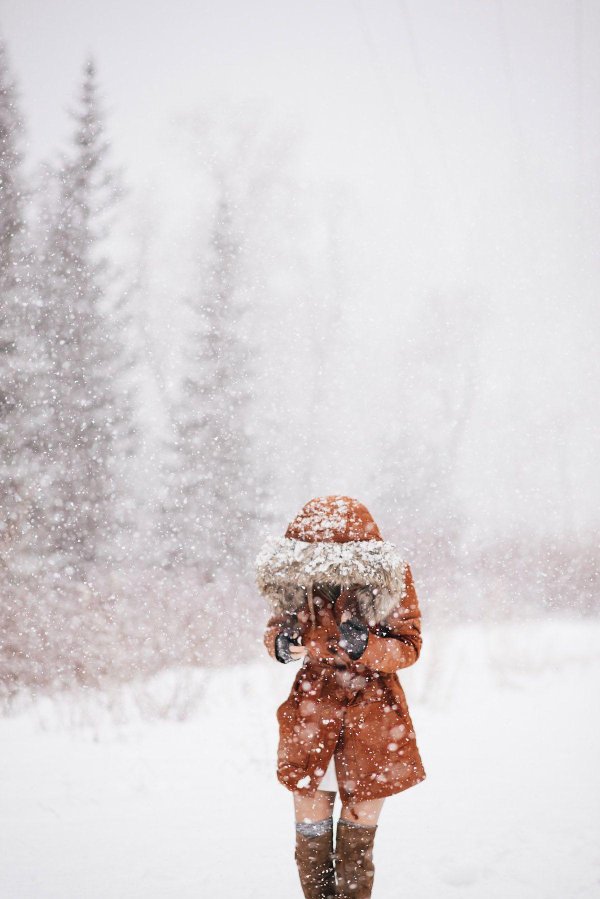 Зима и люди