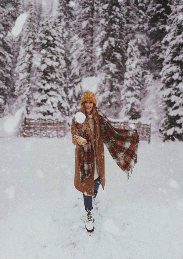 Зима и люди