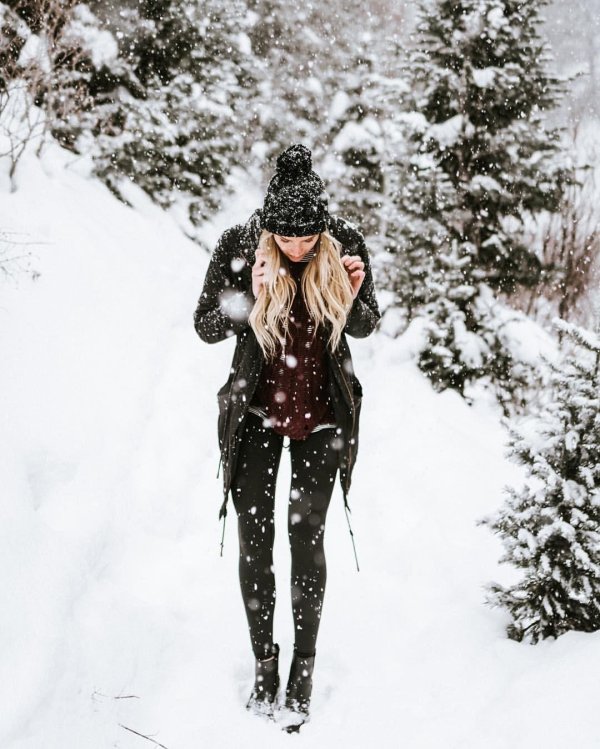 Зима и люди