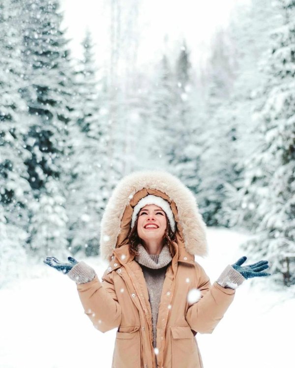 Зима и люди