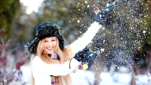 Зима и люди