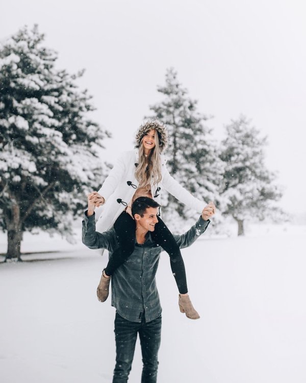 Зима и люди