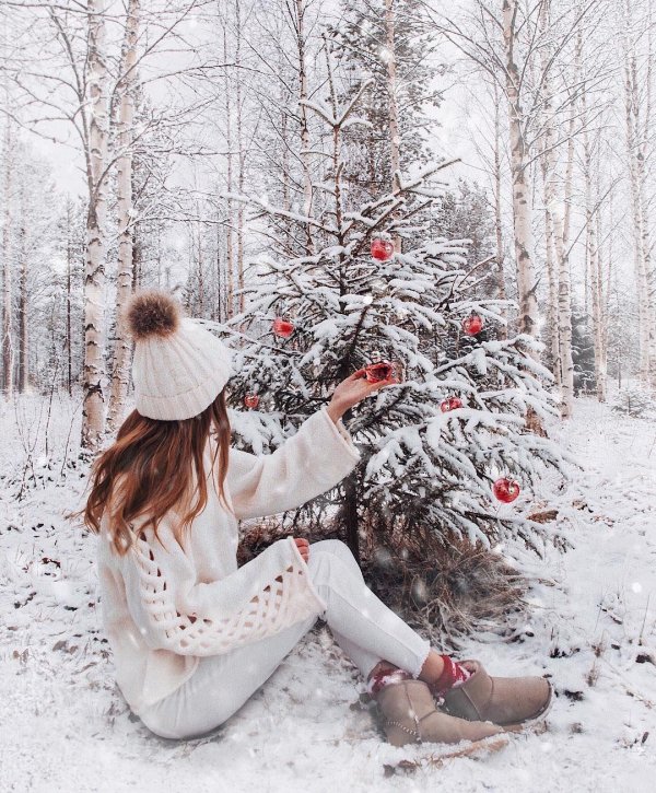 Зима и люди