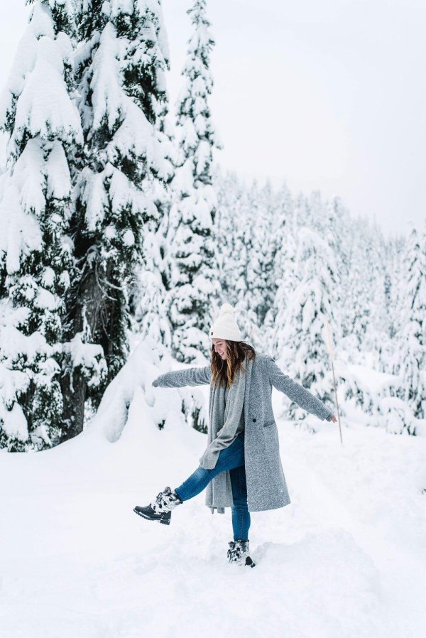 Зима и люди