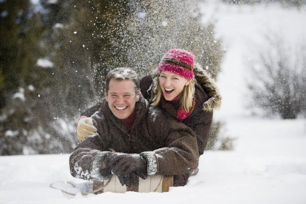 Зима и люди