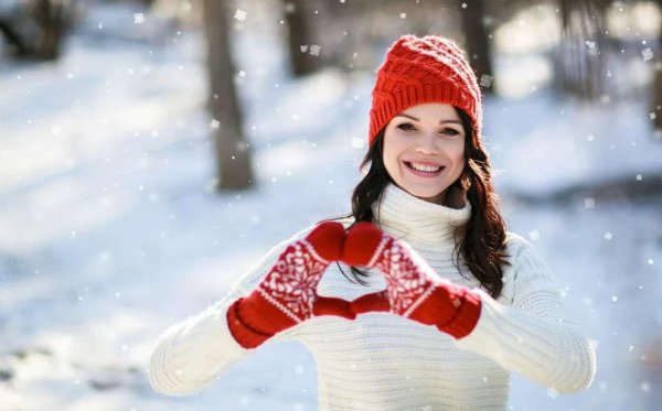 Зима и люди