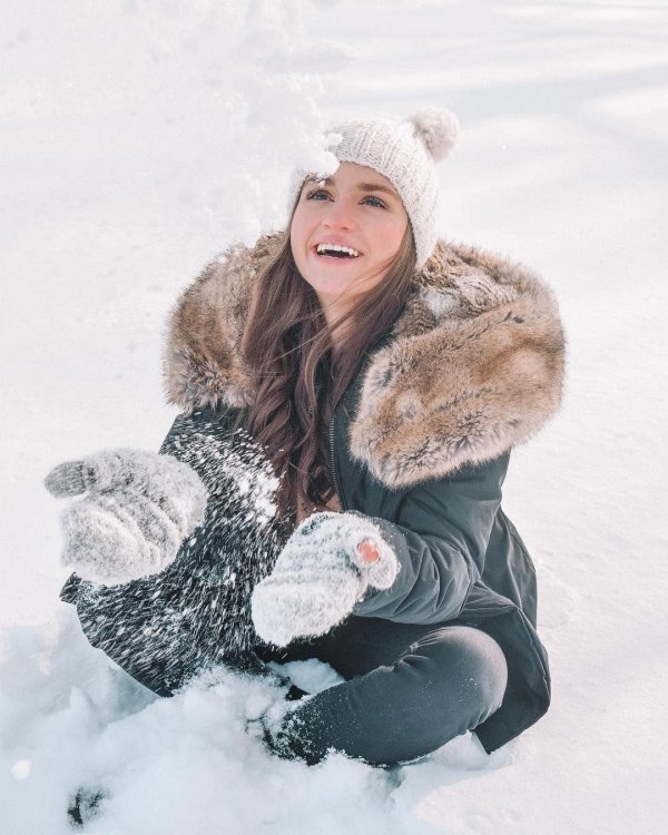 Зима и люди