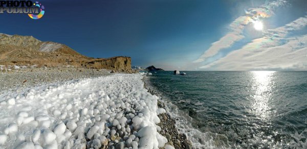 Зима на море